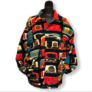 Vintage GUY O’SPORT radio print denim jacket